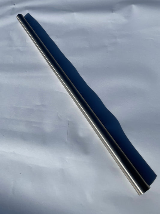 304 Stainless Steel Tube – 1 1/2" (38.1mm) OD x 1.6mm Wall, 320 Grit Finish, 1 Metre Length